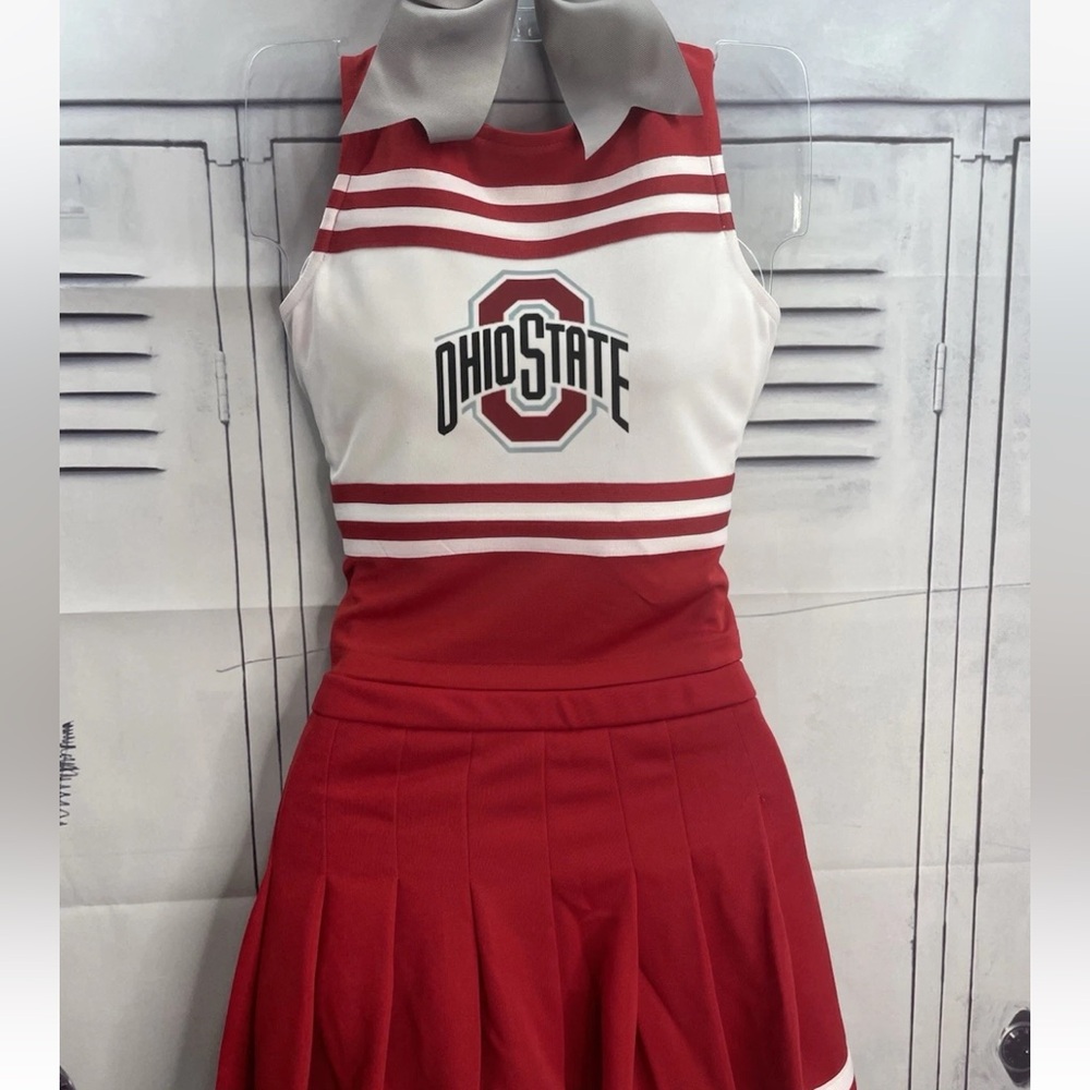 Ohio State Cheerleading Outfit Red and White - Picture 3 of 7